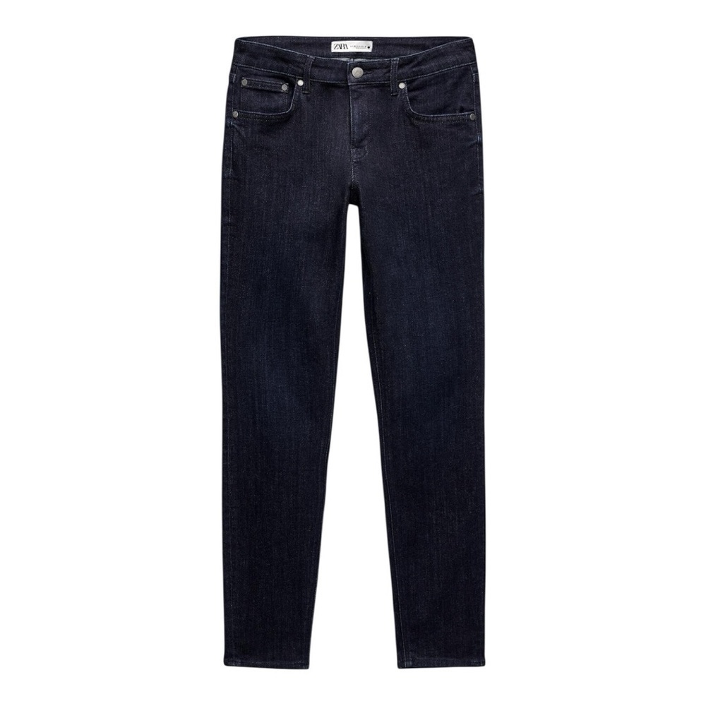 👖 ZARA Woman ZW Mid Waist Skinny Jeans | Size 6 (US 38 EUR) - Picture 2 of 7